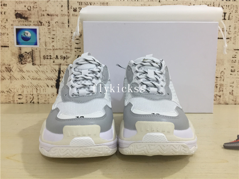 Balenciaga 2017 Fall Winter Triple-S Grey White